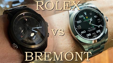 bremont vs rolex|who makes bremont watches.